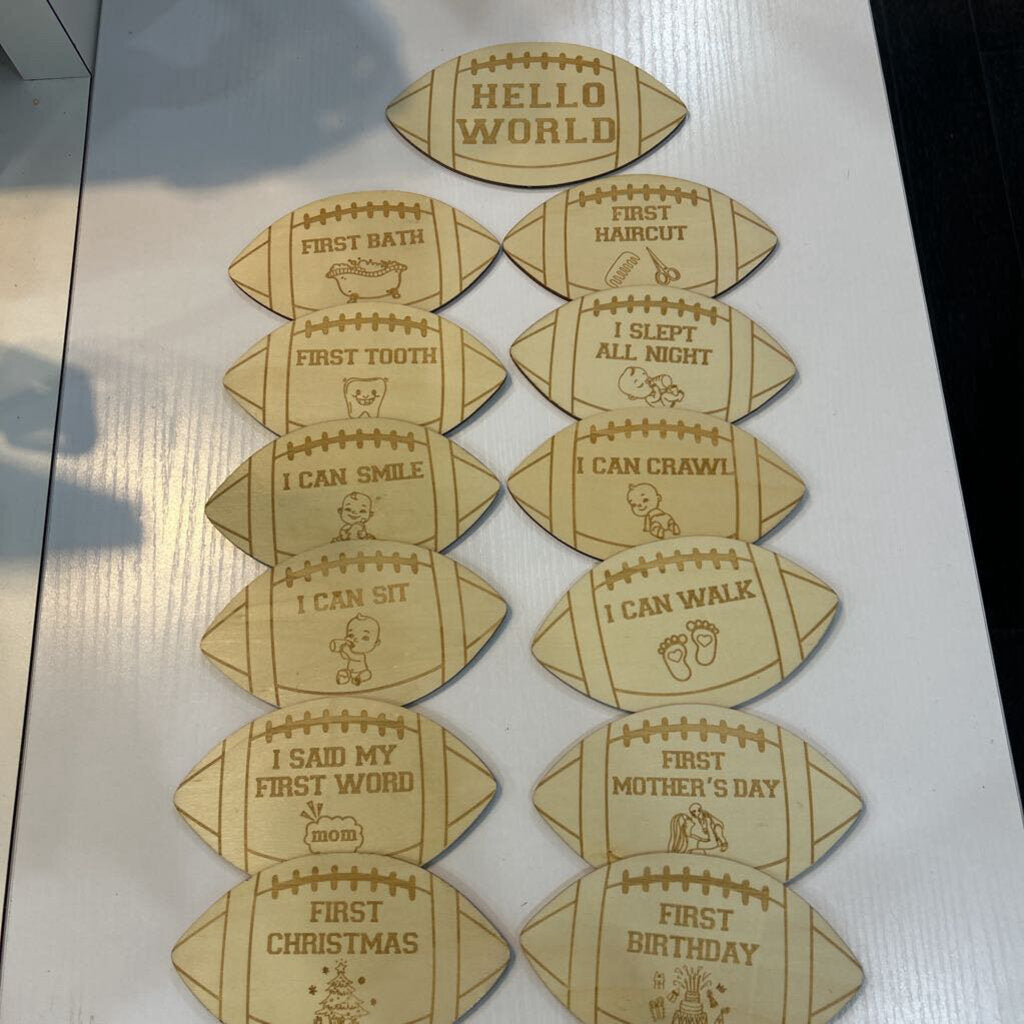 Football Baby Milestone Signs