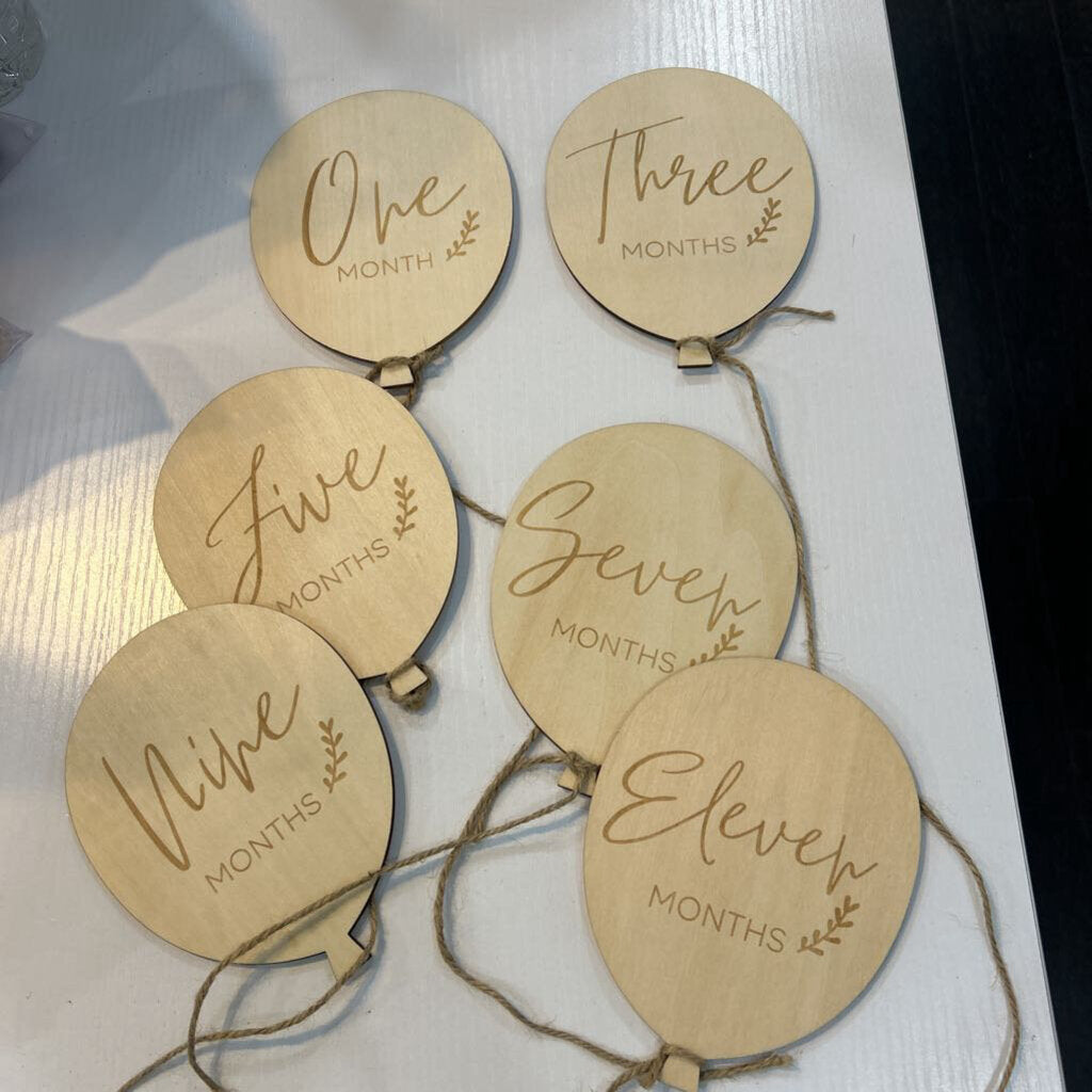 Balloon Baby Milestone Signs