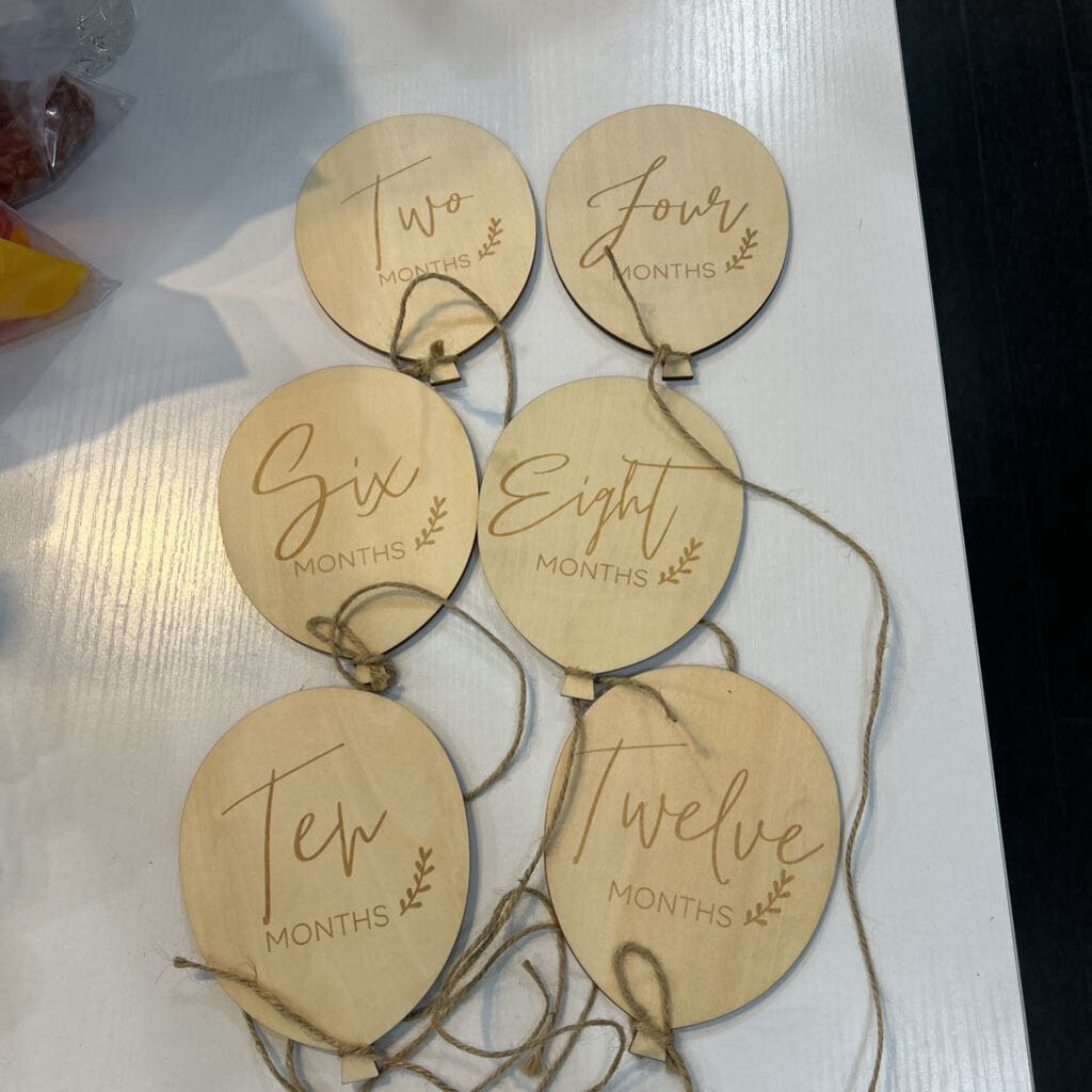 Balloon Baby Milestone Signs