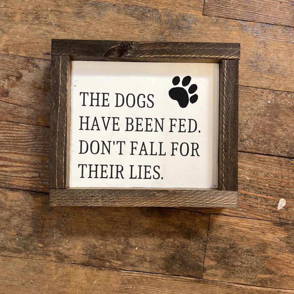 The Dogs Have Been Fed. Don't Fall For