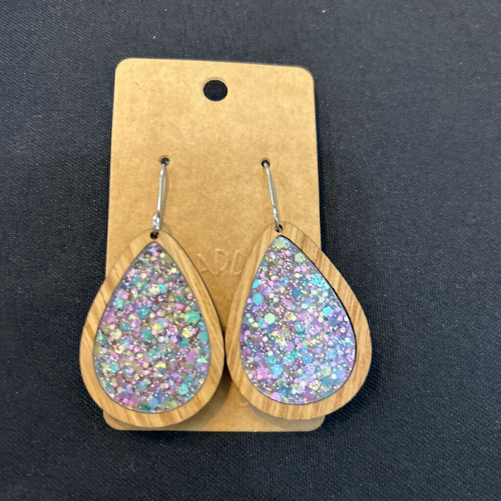 Fairy Dust Inlay Drop Earring