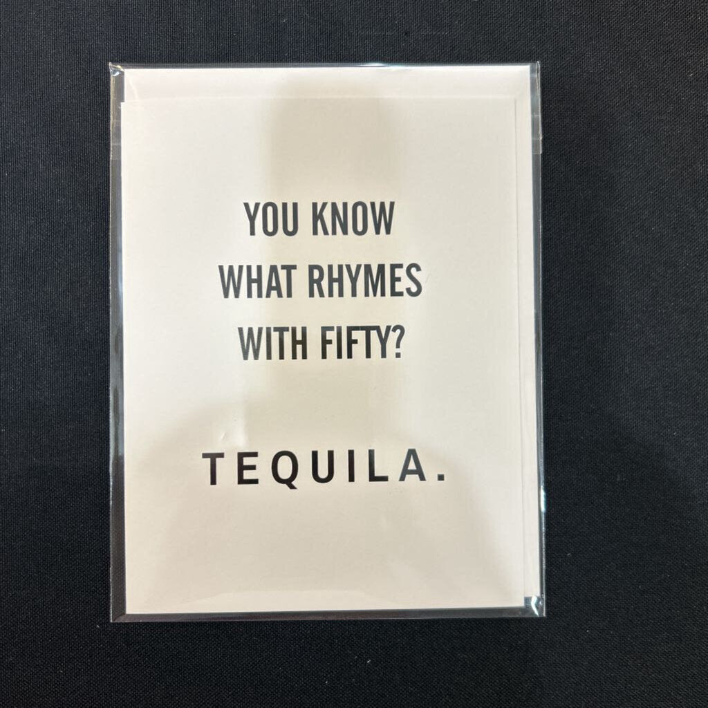 Fifty Tequila, Card