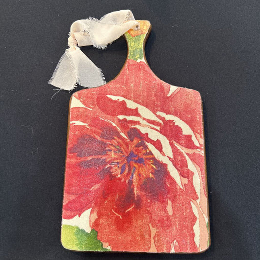 Thin Serving Board-Peach Flower