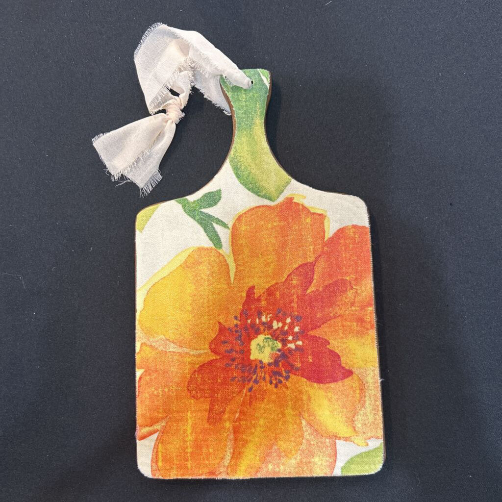 Thin Serving Board-Yelw Flwer