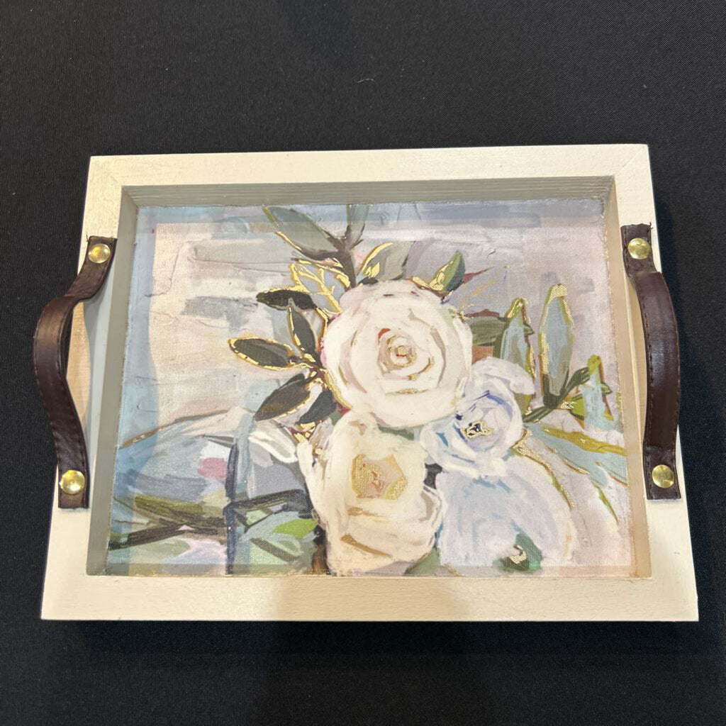 Small Floral Tray