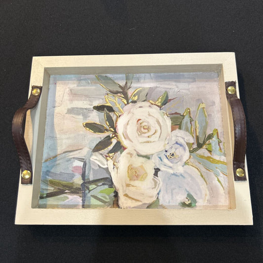 Small Floral Tray