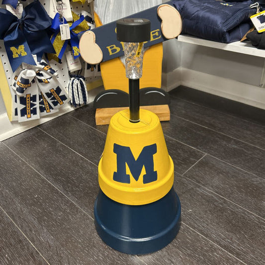 Michigan Clay Pot Solar Light