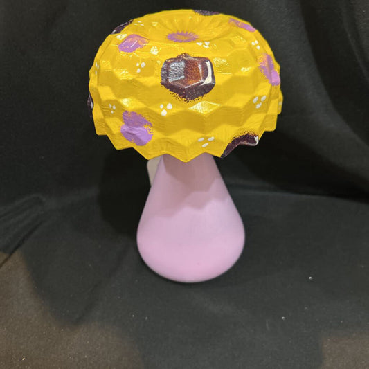 Purple Mushroom Yard Decor