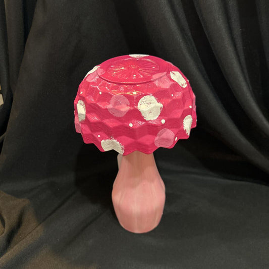 Pink Mushroom Yard Decor