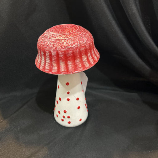 Red Mushroom Yard Decor