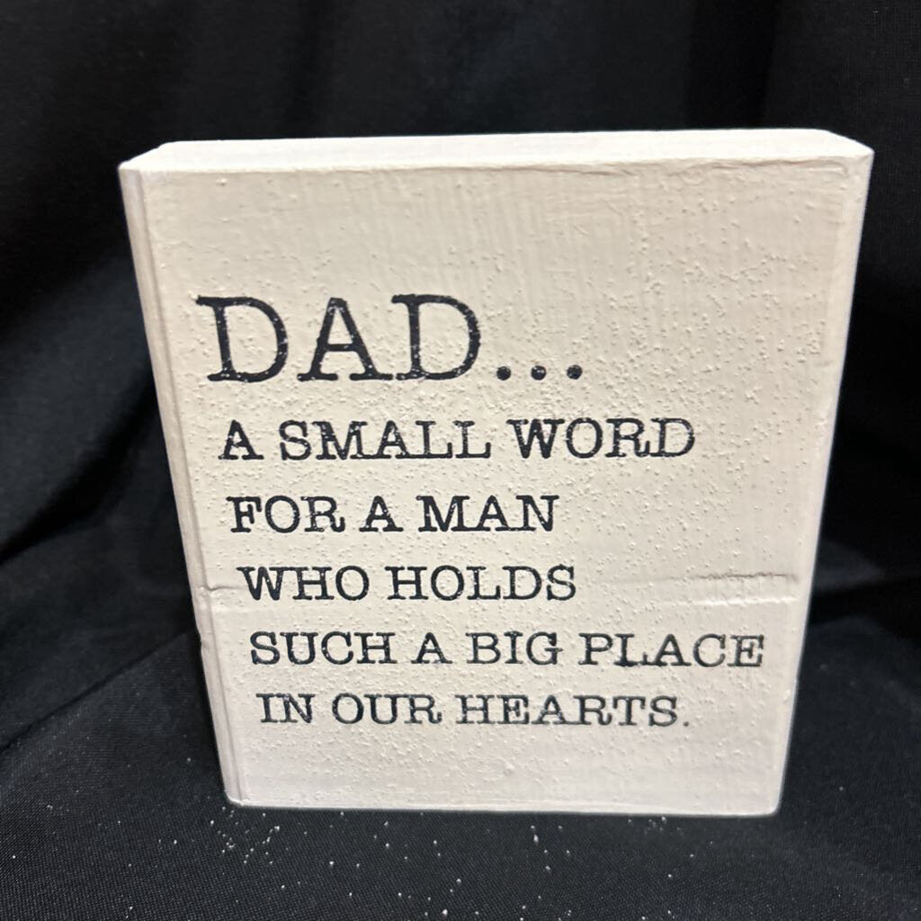 Fathers Day-Dad Plaque