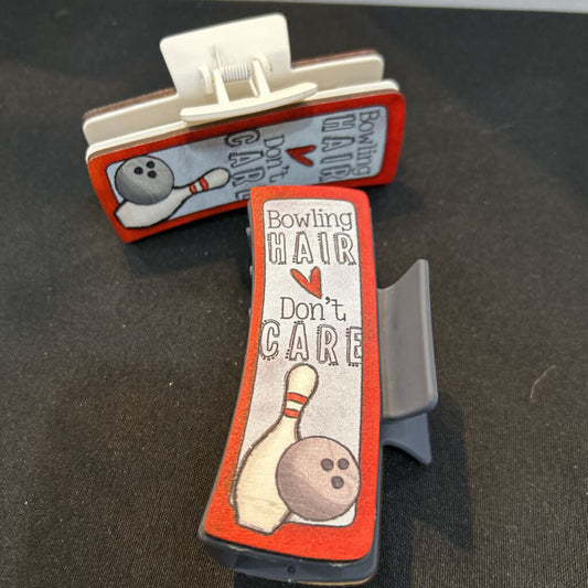 Bowling Hair Don't Care 4in Hairclip