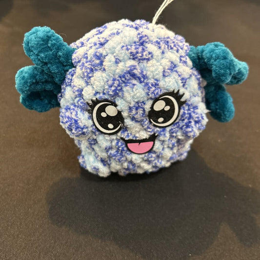 Crochet Large Blue Axolotl