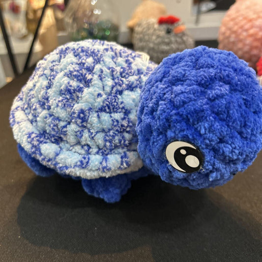 Crochet Large Blue Tofu