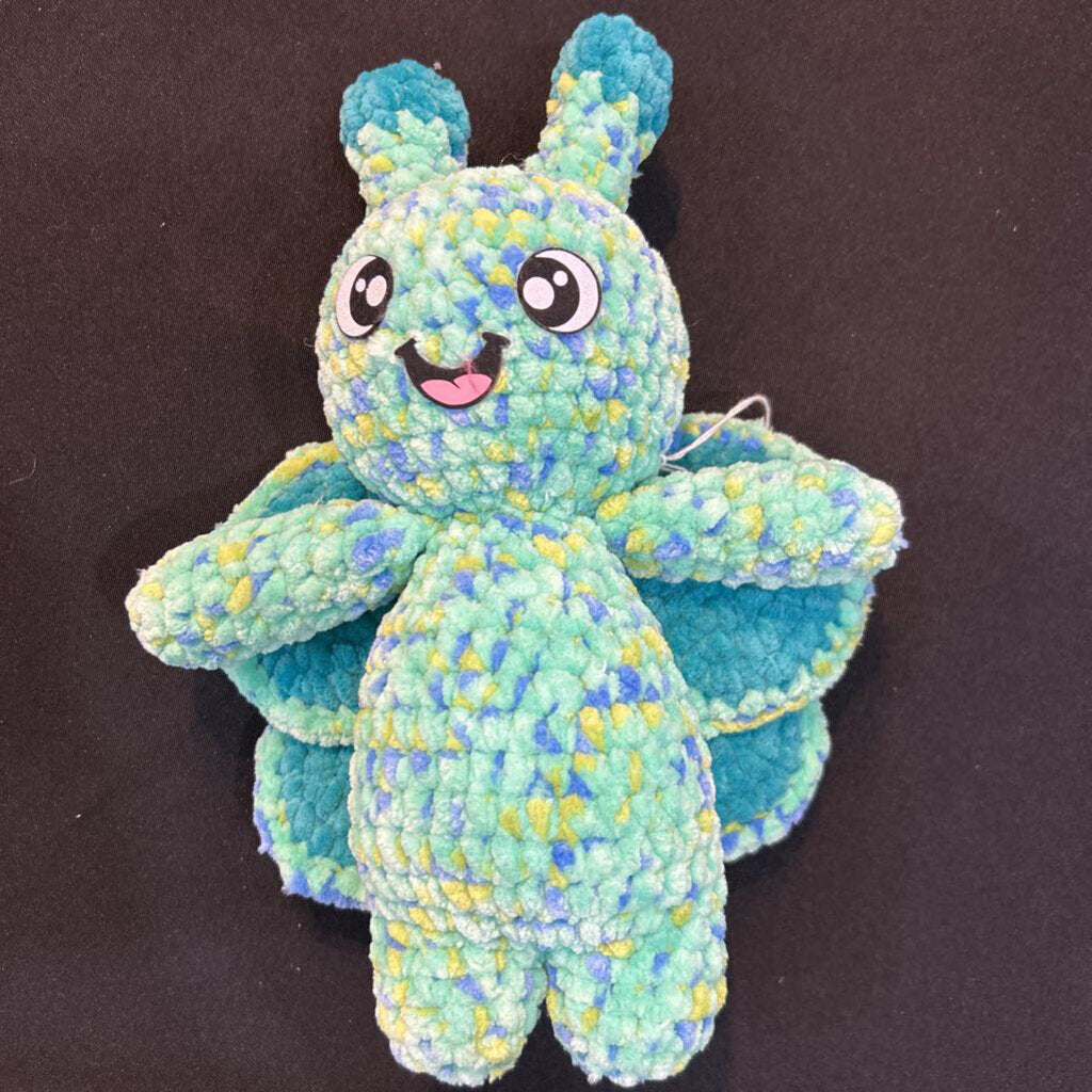 Crochet Green Speckle Butterfly