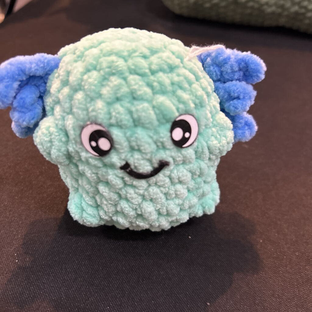 Crochet Green Axolotl