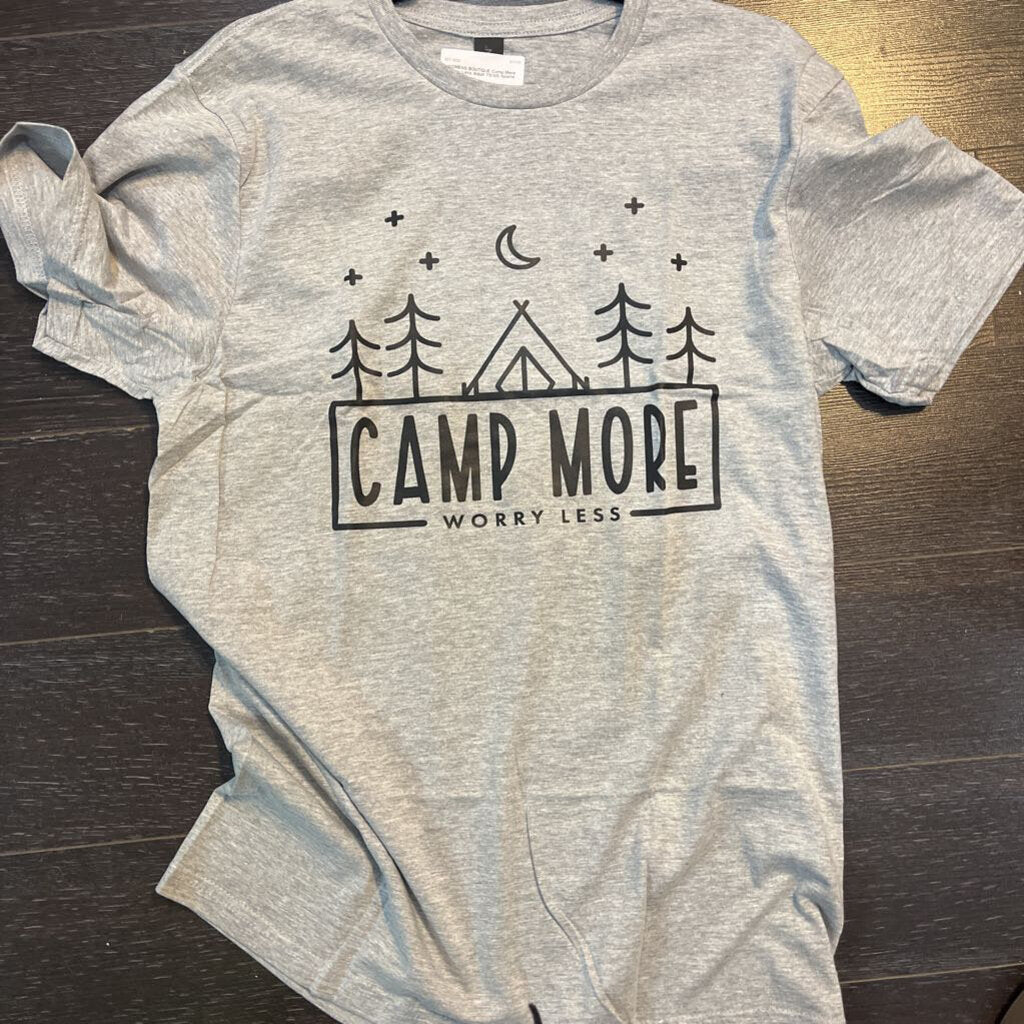 Camp More Worry Less Adult TS/SS