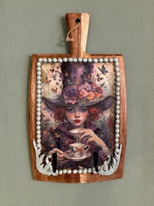 BB Steampunk Plaque Hanger w/hooks #13