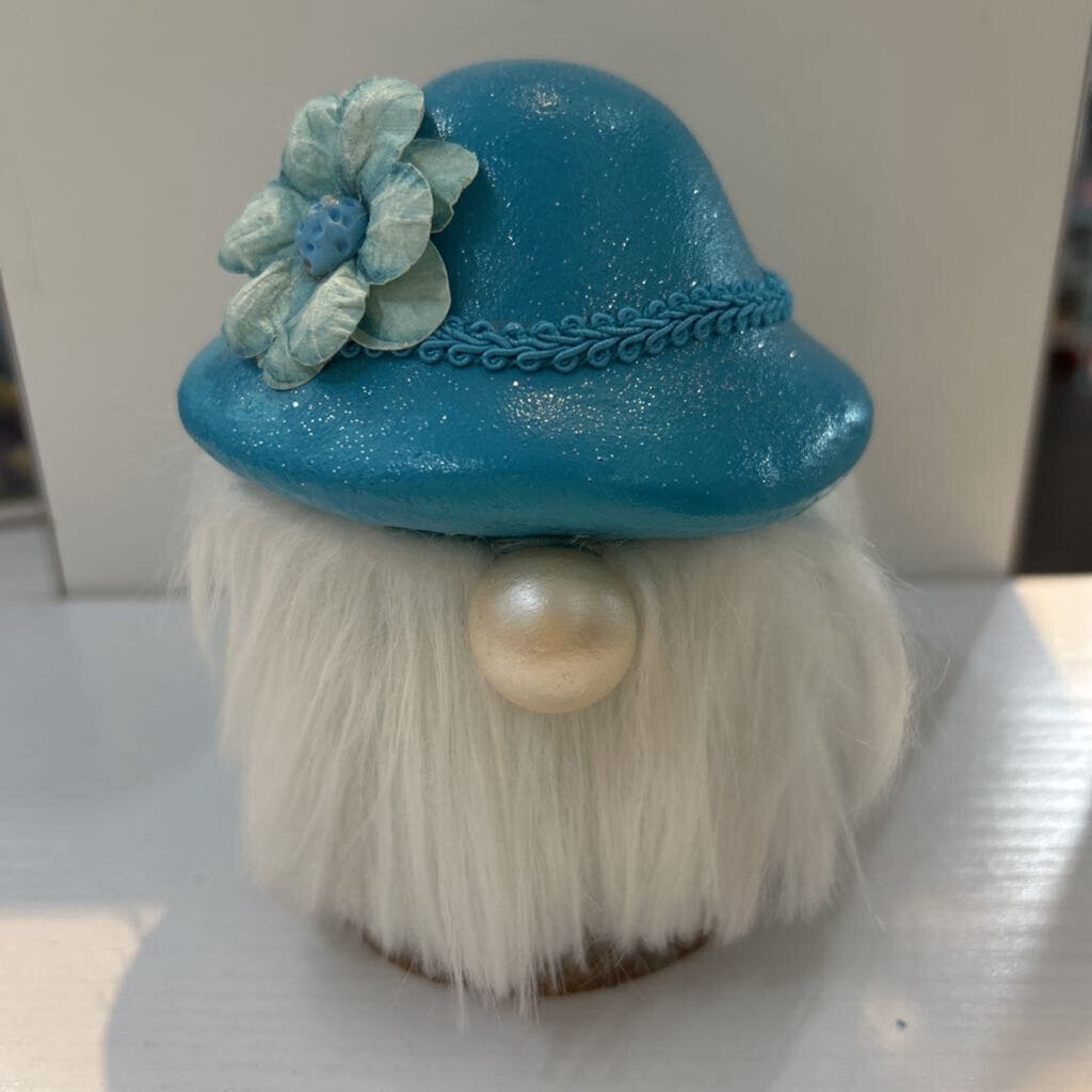 Ceramic Blue Gnome