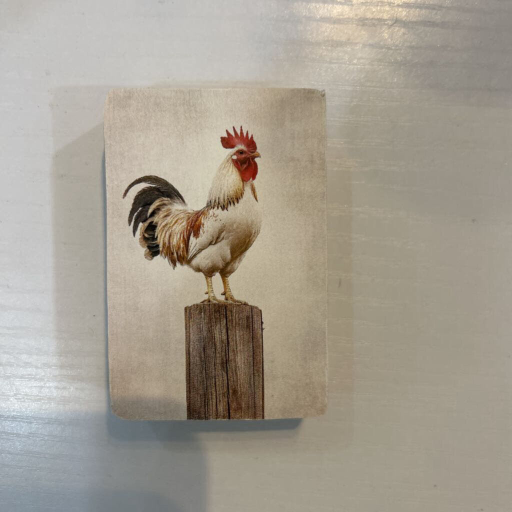 Rooster Mini Block