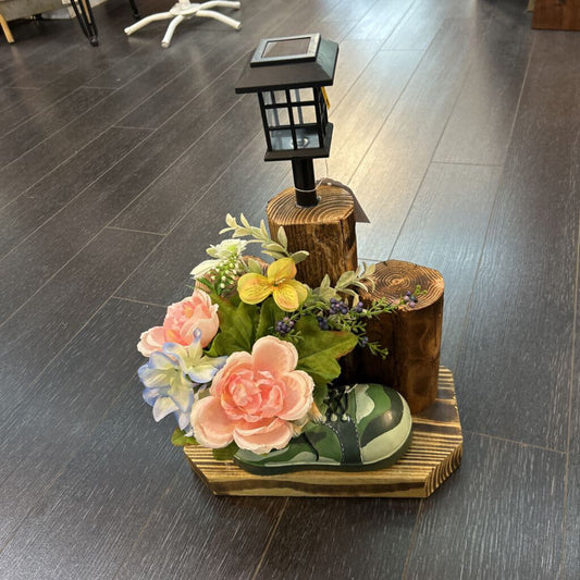 Shoe Planter Solar Light