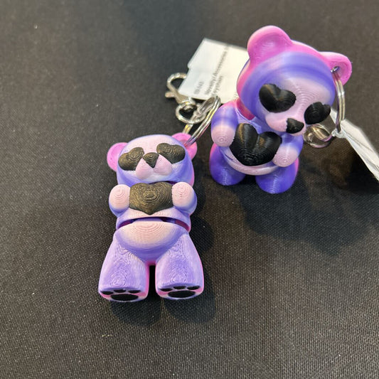 Bear Heart Keychain