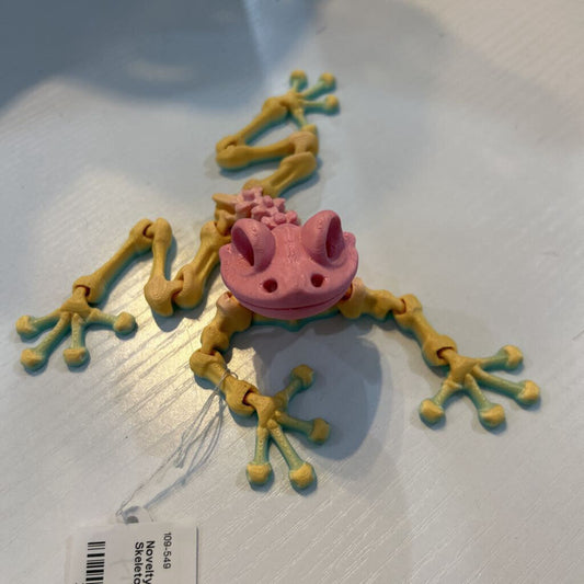 Frog Skeleton - multi/pink head