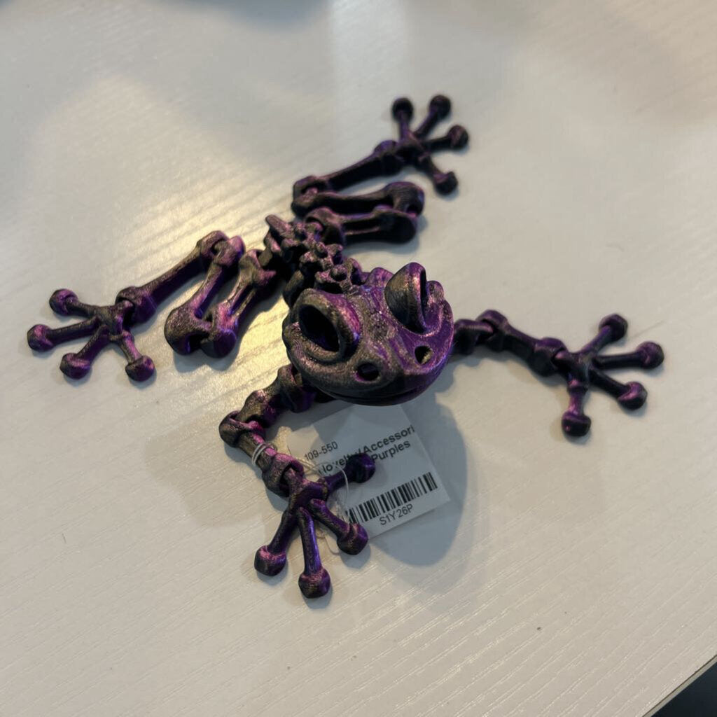 Frog Skeleton Purples