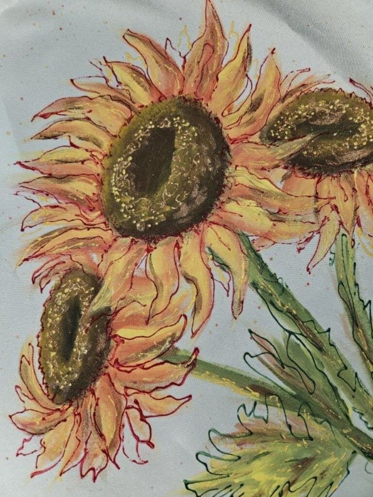 Apron, 3 Big Sunflowers