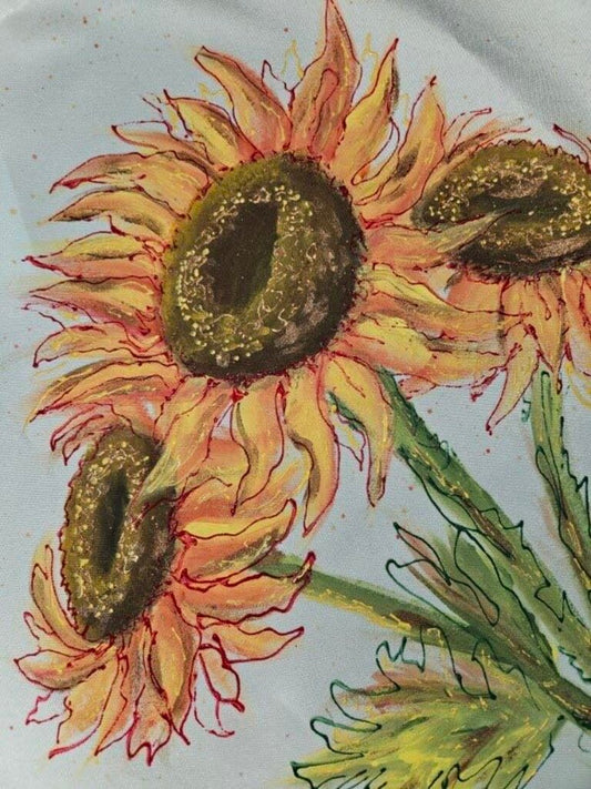 Apron, 3 Big Sunflowers