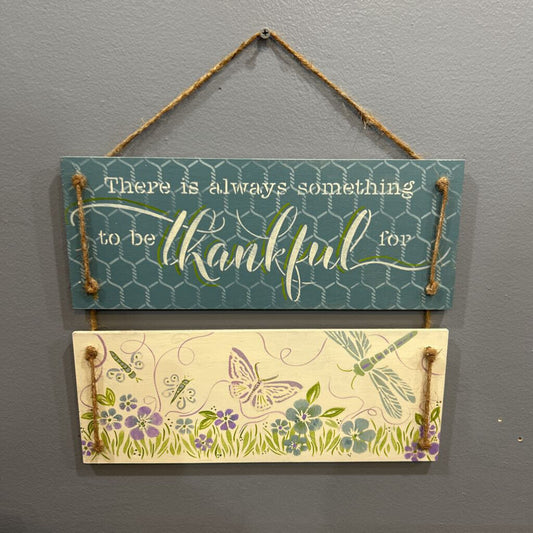 Double Boards, Thankful Stencil, Butterflies Dragonflies