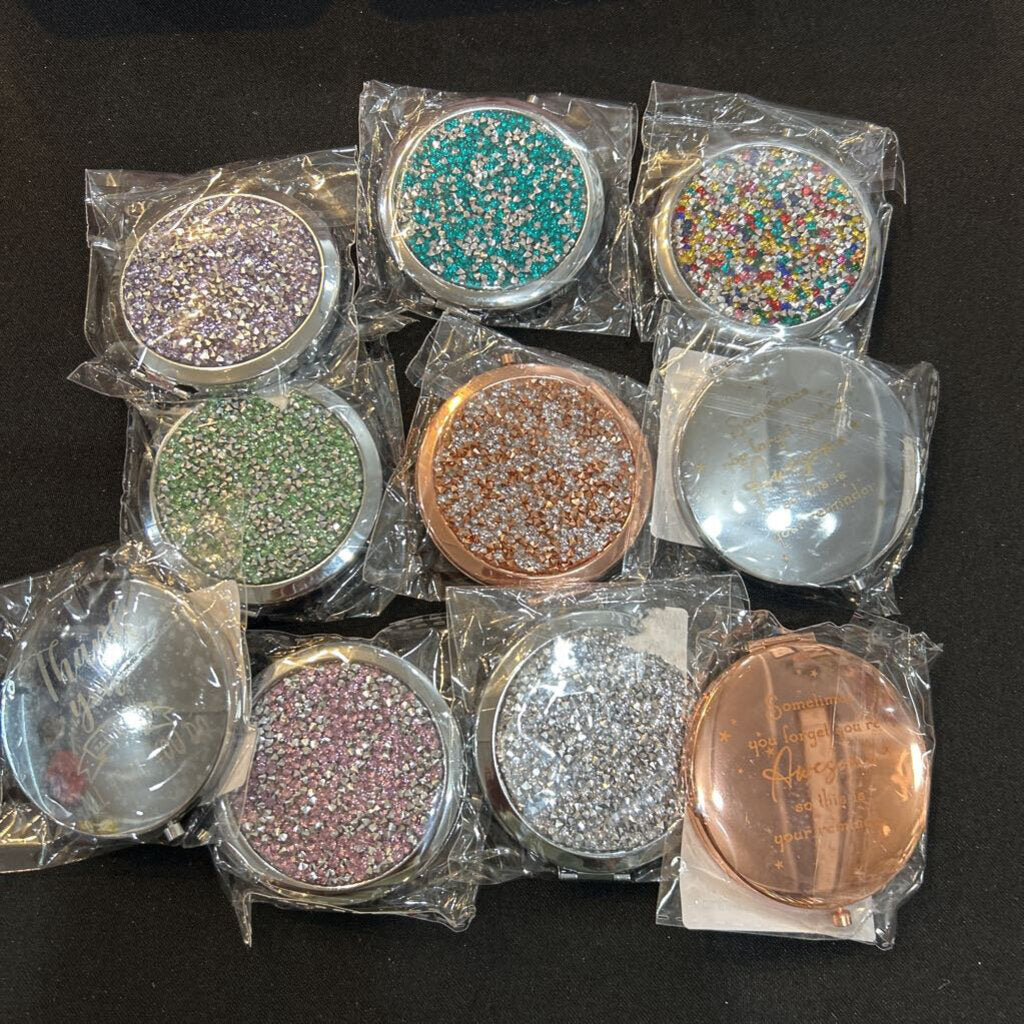 Laser Engraved Compact Mirror