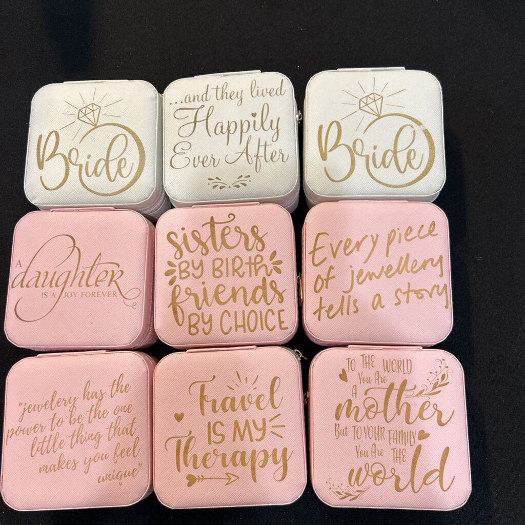 Laser Engraved Jewelry Case