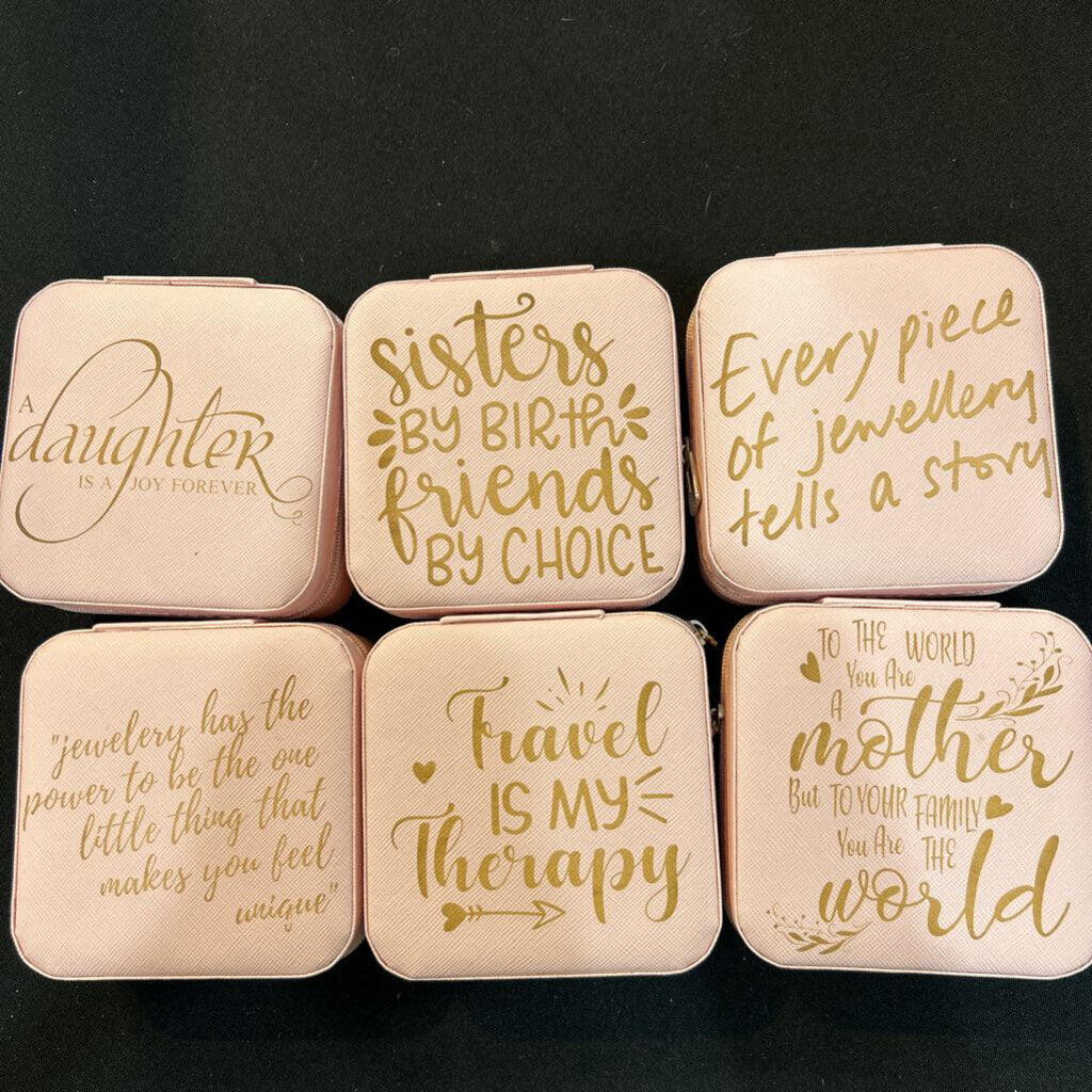 Laser Engraved Jewelry Case