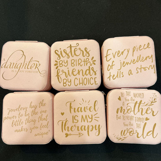 Laser Engraved Jewelry Case
