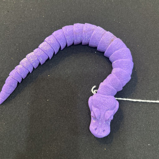 3D Ball Python Purple