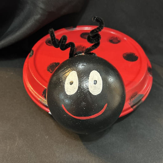 Small Clay Pot - Lady Bug