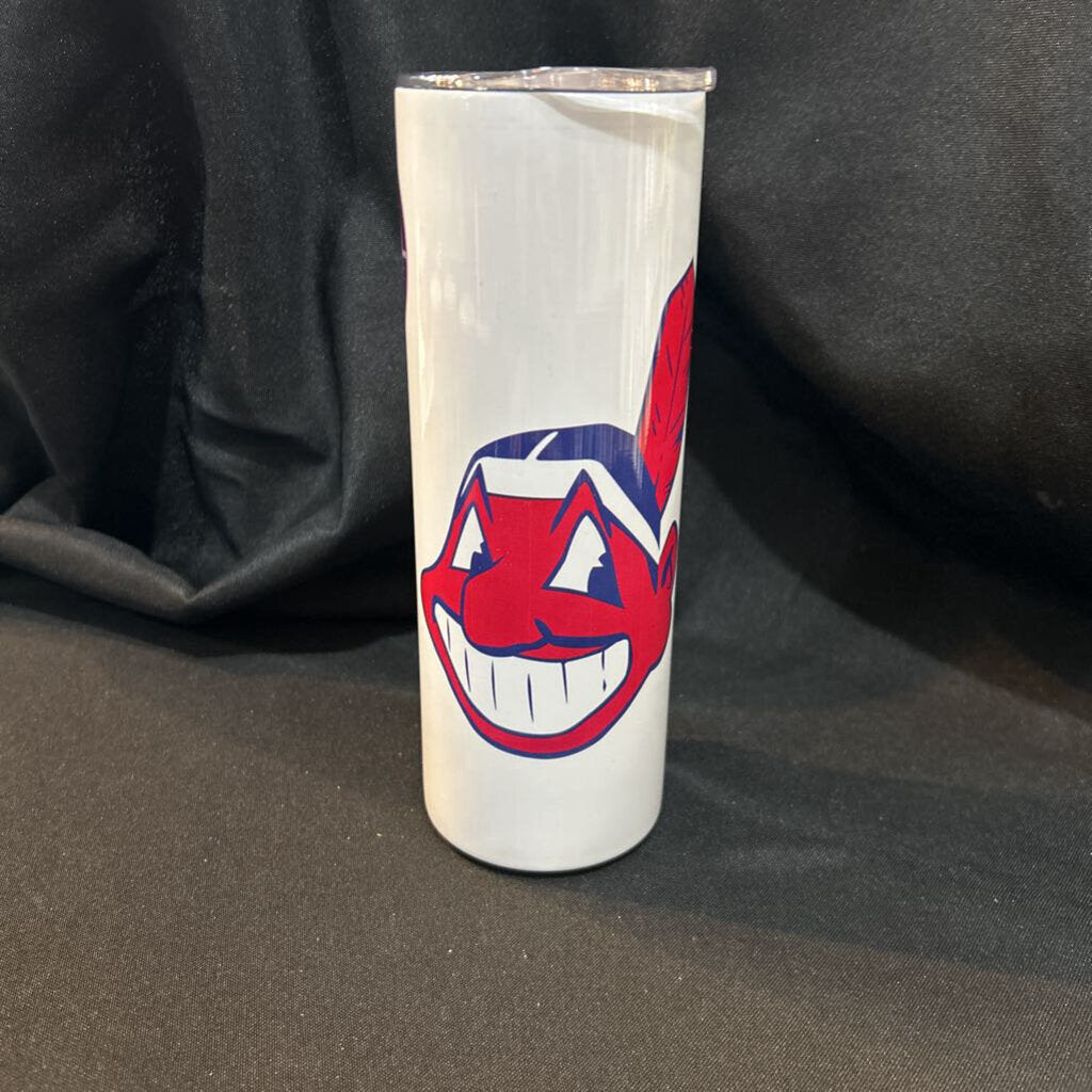 Tumbler Indians Wahoo Collage 20oz