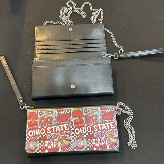 Wristlet Purse Ohio State Graffiti