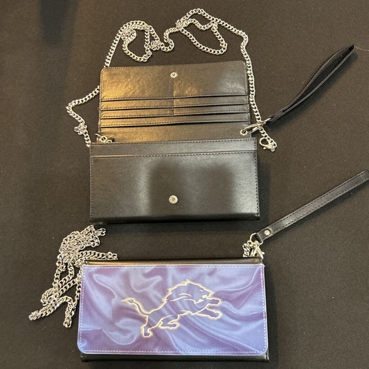 Wristlet Purse Detroit Lions Flag