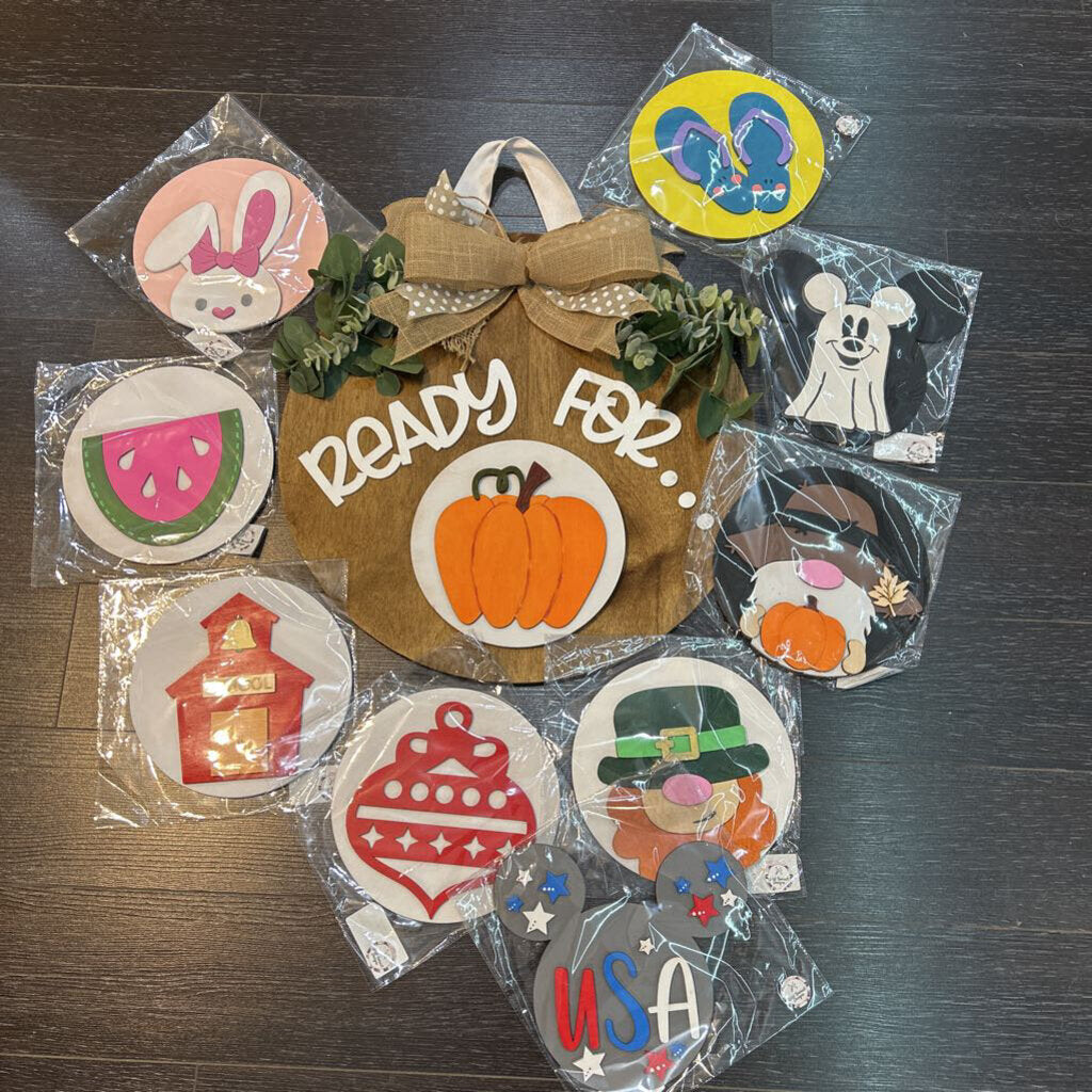 Ready For.. CAE Door Round; Burlap