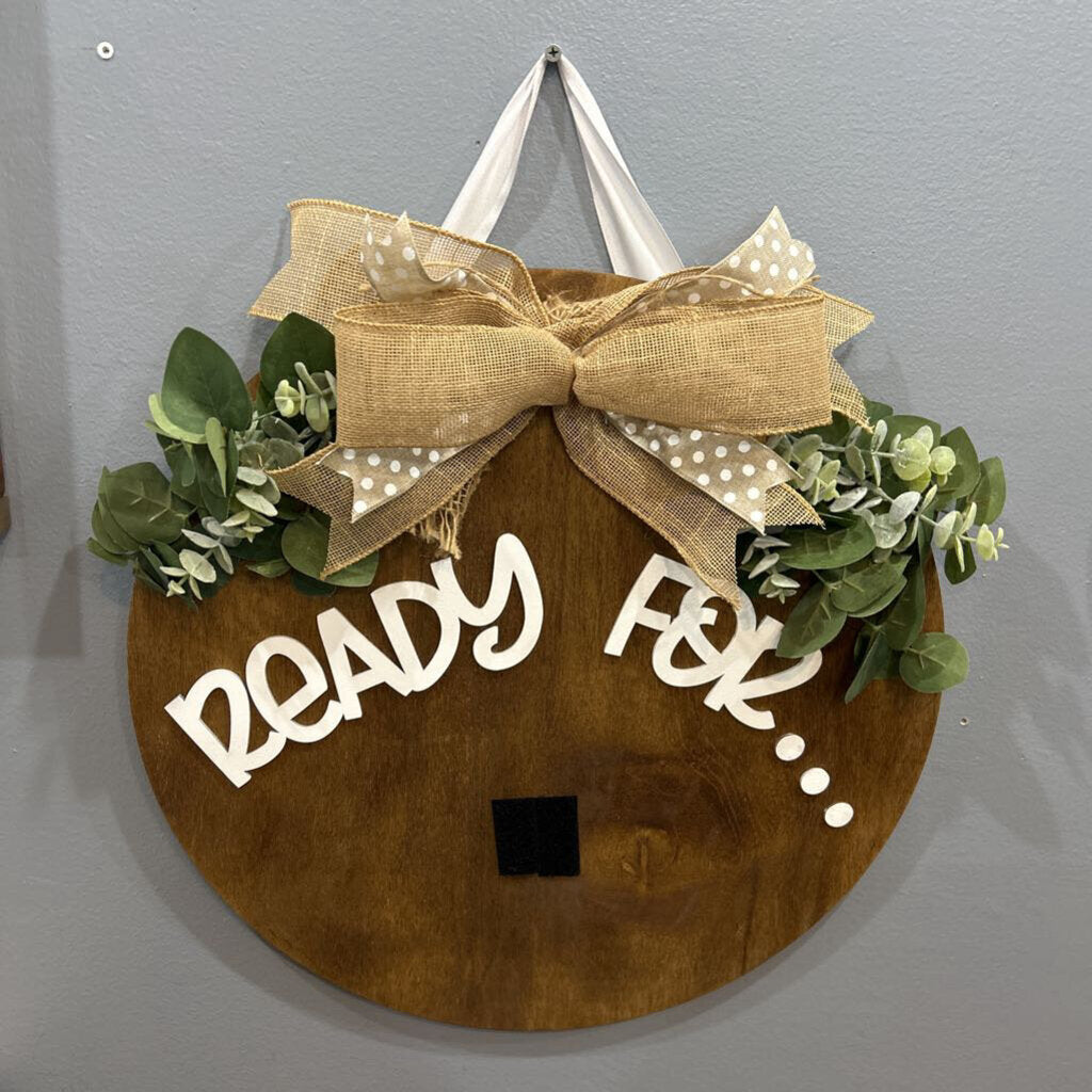 Ready For.. CAE Door Round; Burlap