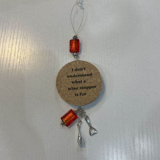 Cork Tag; What Wine Stopper