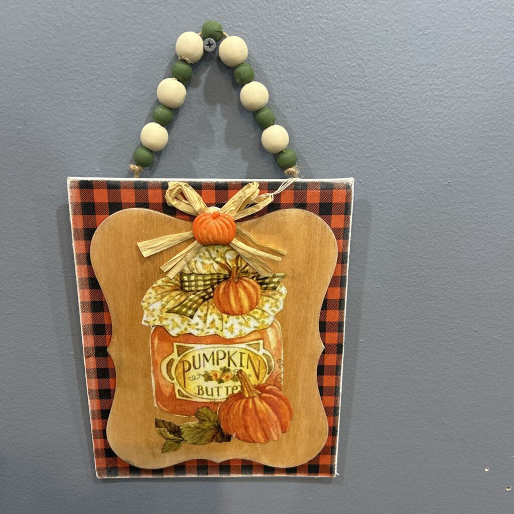 Pumpkin Butter Wall Hanger