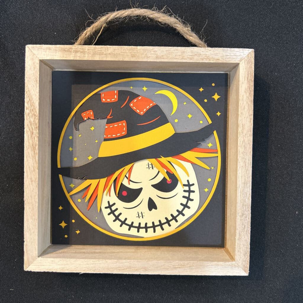 Creepy Scarecrow Shadowbox