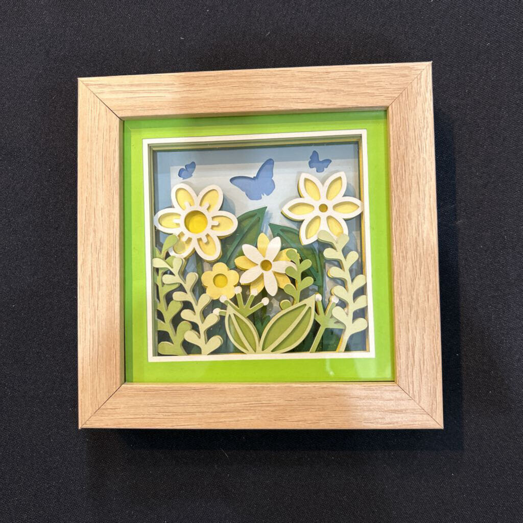 N Wildflowers Shadowbox