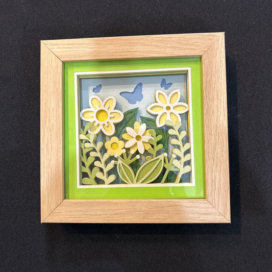 N Wildflowers Shadowbox