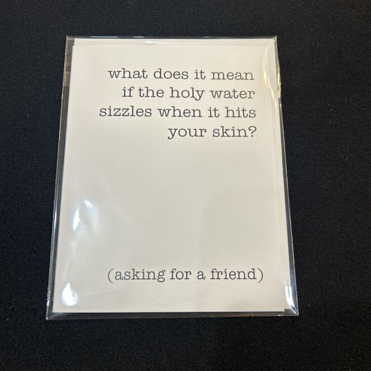 Holy Water Card