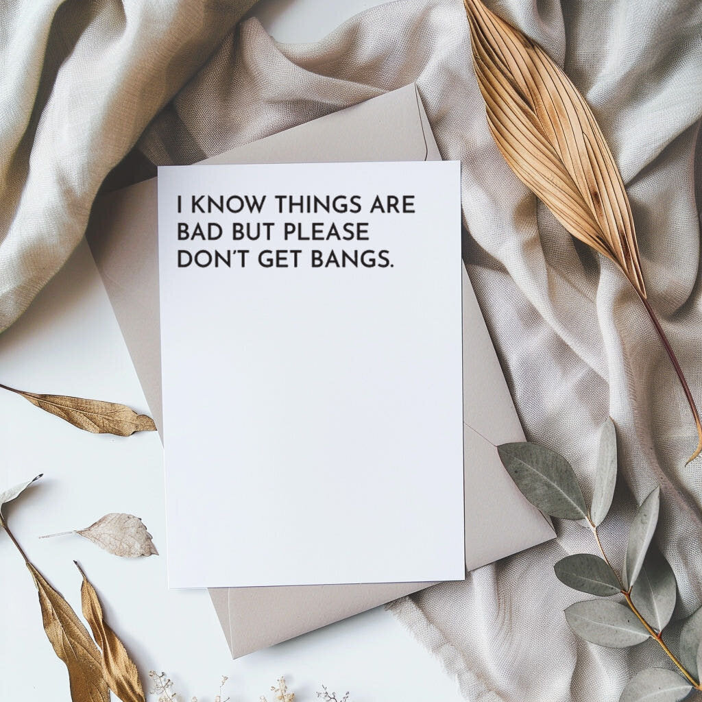 Bangs, Card
