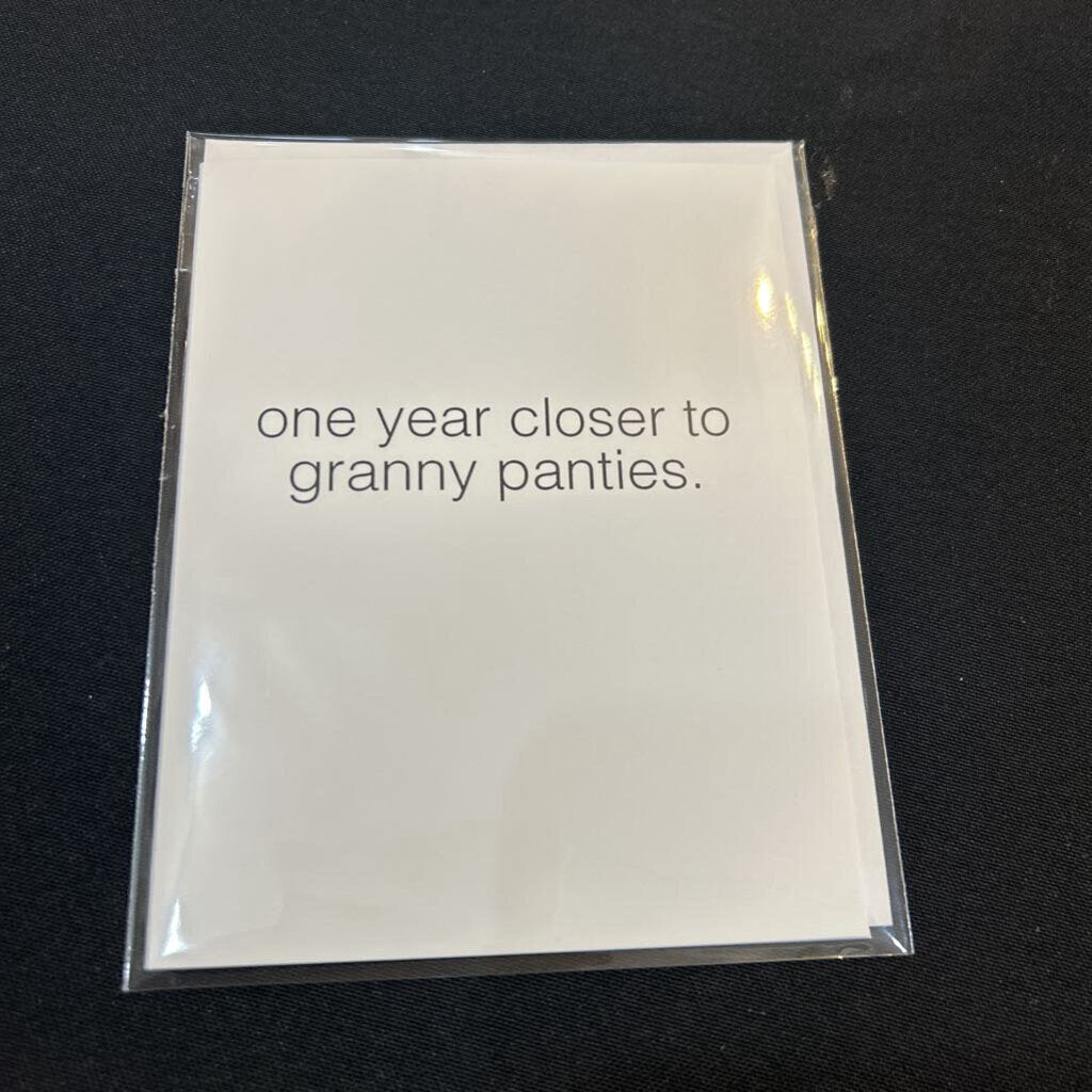 Granny Panties, Card